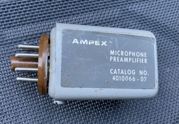 AMPEX  - Previo de micrófono- Transformador