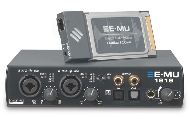 Interfaz EMU 1616 PCMCIA
