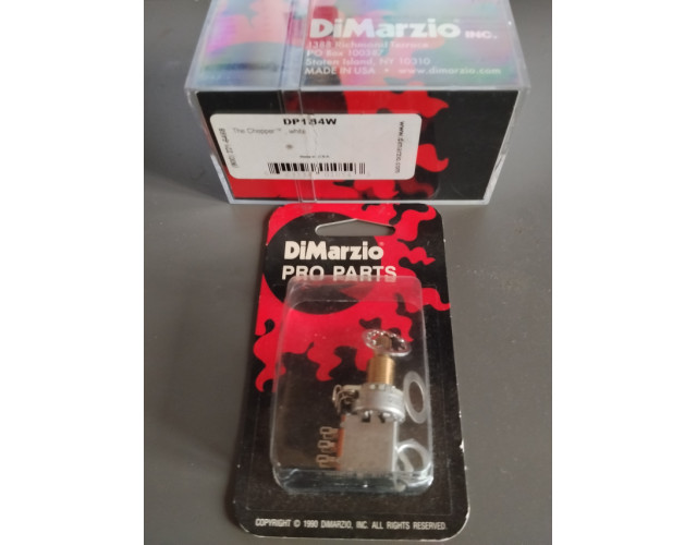 DiMarzio Chopper white DP184W + EP1201PP Push/Pull Potentiometer 500k