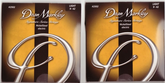 5 juegos de cuerdas de guitarra Dean Markley Signature series,envio incluido!!.