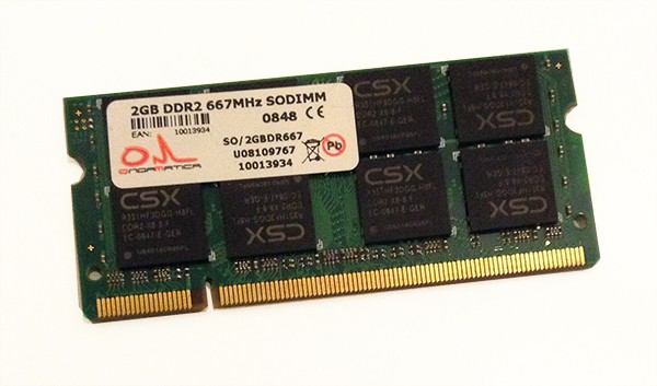 2GB (1x2gb) RAM DDR2 667MHZ 200 PIN