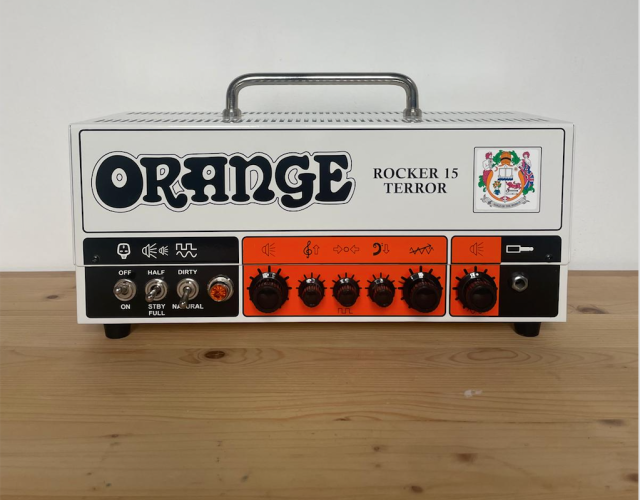 Cabezal Amplificador Orange Rocker 15 Terror + Foot Switch FS-1