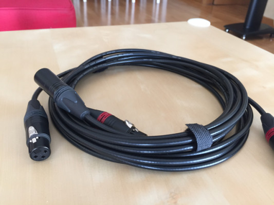 2 cables XLR Grimm TPR 3m.