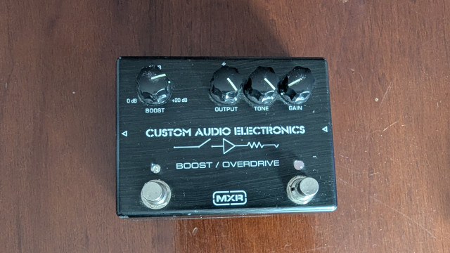 Overdrive Boost de MXR