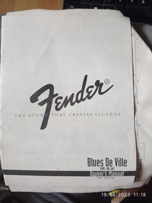 Manual y esquema Fender Blues Deville
