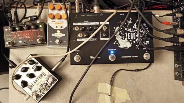 Equipo analógico para grabar guitarra THERMION, ORIGIN, GFI