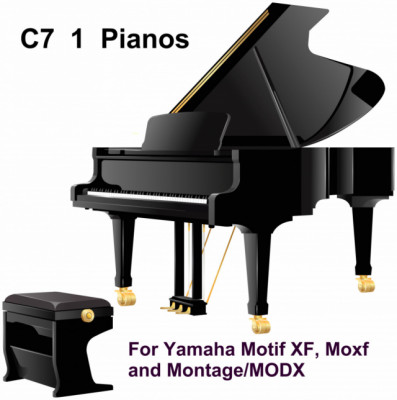 C7  1  PIANOS para Yamaha Motif XF, MOXF, Montage y MODX