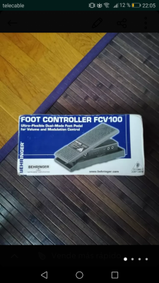 Pedal Behringer Foot Controller FCV100