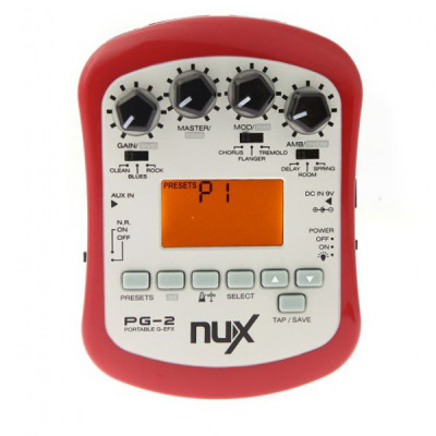 Nux PG-2 (multiefectos, metronomo, afinador...)