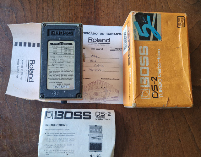 Boss ds-2 turbo distortion 1992 (reservado)