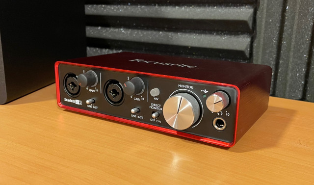 Interface de audio Focusrite 2i2 2ª generación 65€