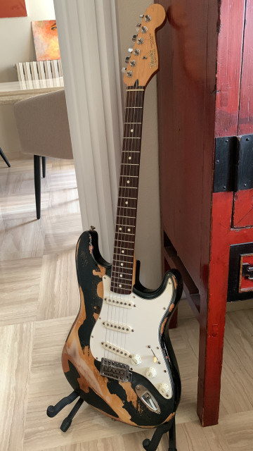Fender stratocaster mex 1995 heavey relic