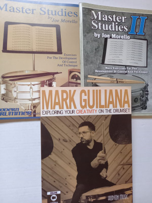 Libros batería Joe Morello Mark Guiliana