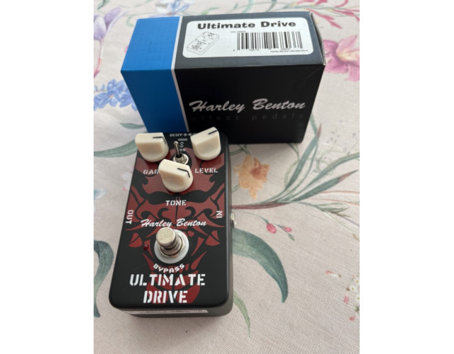 Pedal de efectos para guitarra eléctrica overdrive