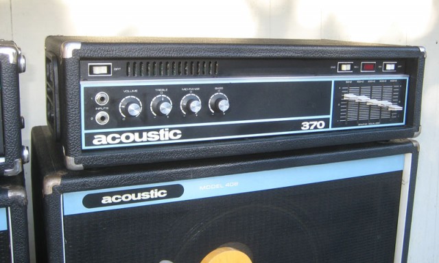 Amplificador Vintage 1972 Acoustic 370 Bass Amplifier