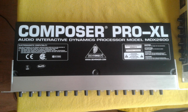 Compresor/Limitador Behringer MDX2600 Composer Pro-XL