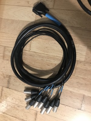 Varios cables mangueras Sub D 25 XLR Jack