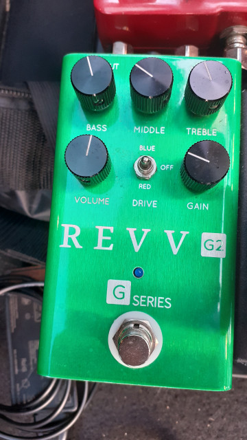 REVV G2 pedal boost/overdrive/distorsión