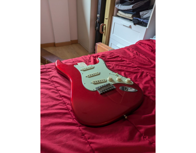 Proyecto Stratocaster American Original+ mástil Bezier (Candy Apple red)