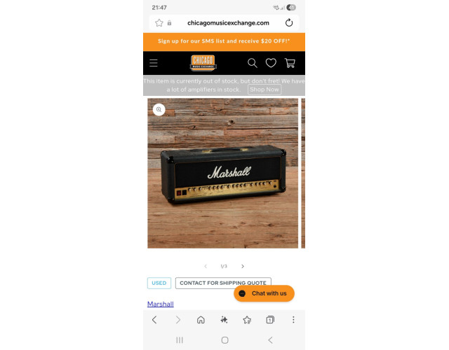 Marshall 6100 30 aniversario