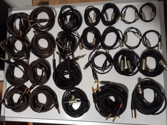 Cables de instrumento TS, TRS, XLR, MIDI, Otros...