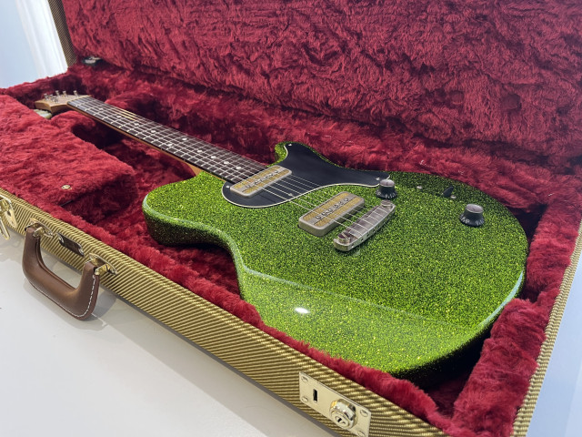 Nik Huber Piet Custom (Guitar Summit 2024) – Green Sparkle High Gloss