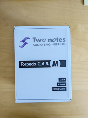 Two Notes CAB M (actualizado a CAB M+) por reverb estéreo o pedal switch A/B y A+B