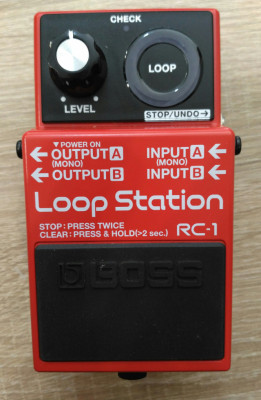 Pedal RC-1 loop station Boss NUEVO A ESTRENAR!!