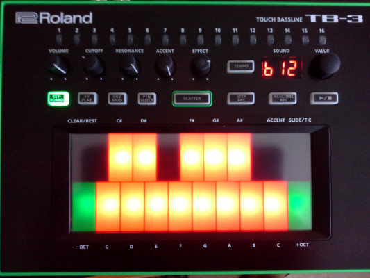 Roland Aira TB3 por Monologue,Model D o Zoom R16/R24