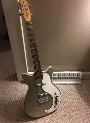 Danelectro 59 1990's Sparkle Gold