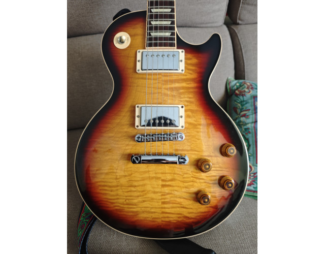 Gibson Les Paul Standard 2015 – Desert Sunburst – Mástil 44 mm + mods luthier
