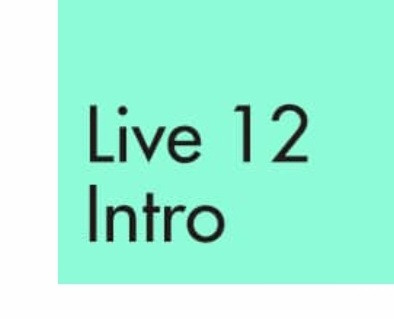 Licencia Ableton Live 12 intro