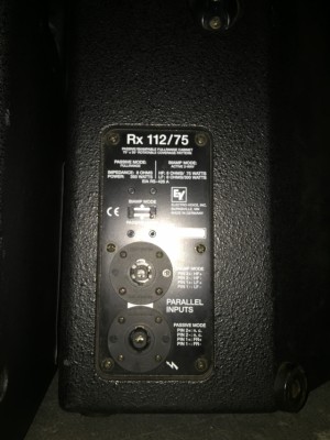 6 cajas para monitor o P.A. Electro Voice RX 112/75