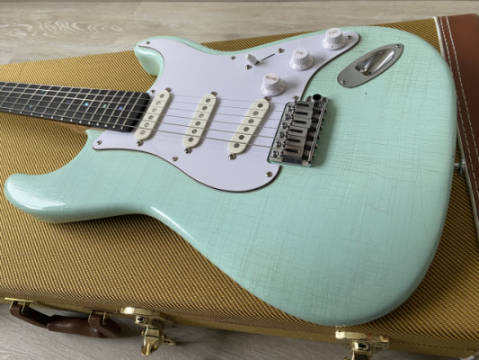 Cidre Stratocaster Surf Green