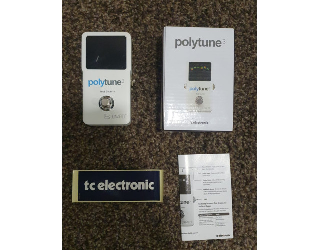 tc electronic polytune 3 tuner/buffer