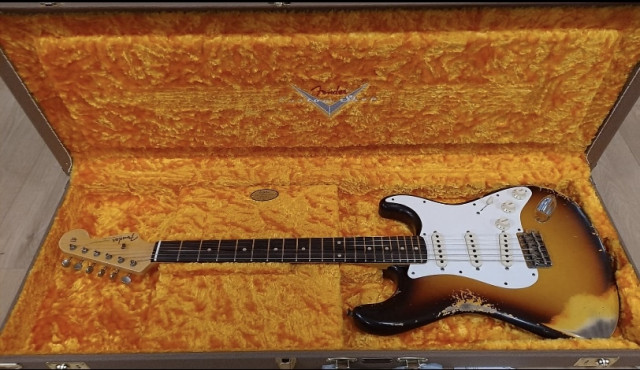 2021 Fender CS 59 Heavy Relic Faded Chocolate Sunburst