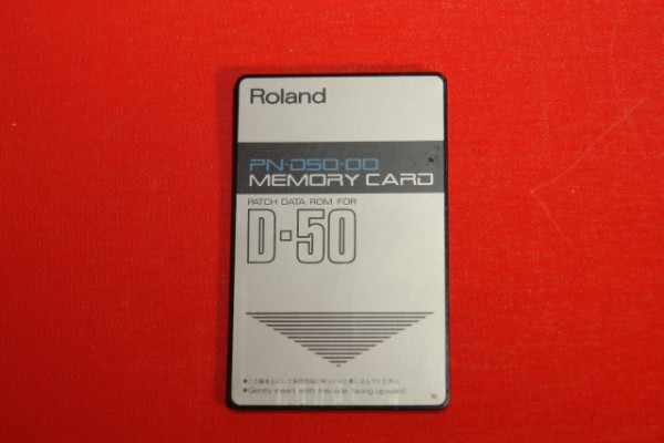 Tarjeta ROM D-50 ( PN-D50-00 ) para el Módulo Roland  D-550  ¡¡¡ sólo 15 euros y el envío incluído !!!
