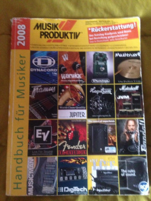 Catálogo Musik Produktiv Handbuch für Musiker