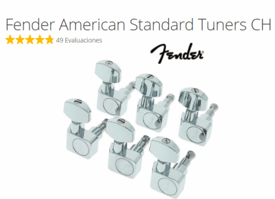 Fender American Standar tuners RESERVADO