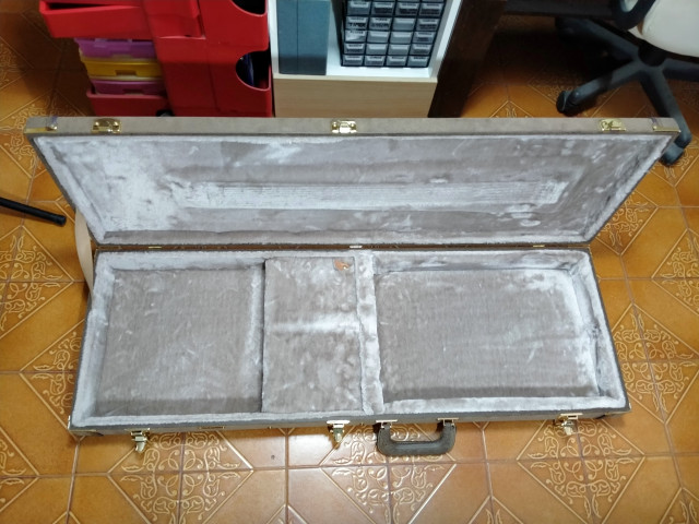 Estuche Gator "deluxe case" para guitarras tipo Fender, muy buen estado.