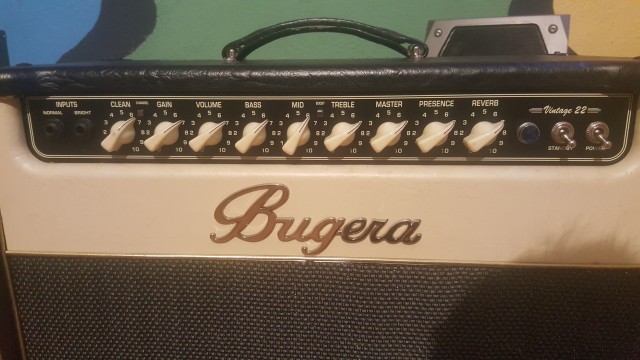 Bugera V22 + Metal muff with top bost