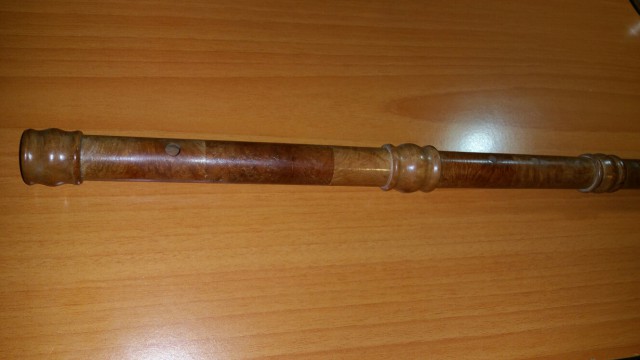 Flauta Barroca travesera totalmente de madera