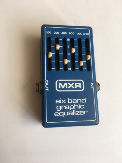 Pedal MXR Six Band Graphic Equalizer