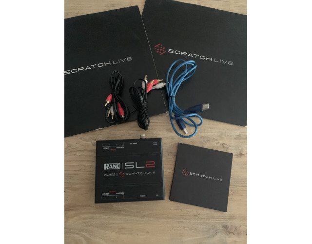 Rane SL2 Serato Scratch Live + Vinilos Timecode + Cables