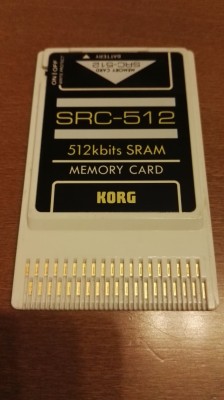tarjeta de memoria korg src-512