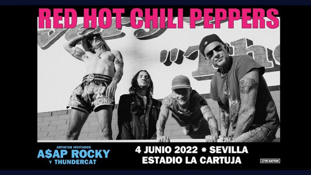Entradas de pista para Red Hot Chili Peppers, 4 Junio Sevilla.