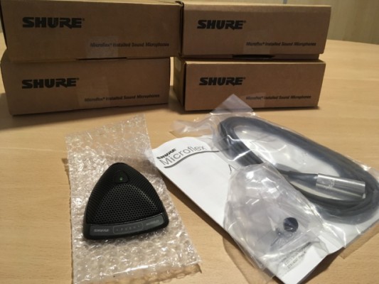 SHURE MICROFLEX MX 393/C Microfono Cardioide de condensad...