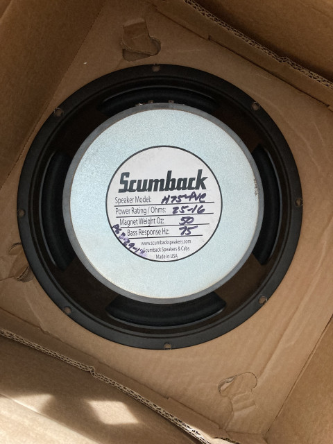 Altavoz 12" Scumback H75-PVC 25w 16ohm