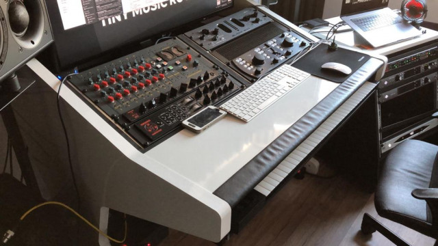 SessionDesk Duo (con bandeja teclado)