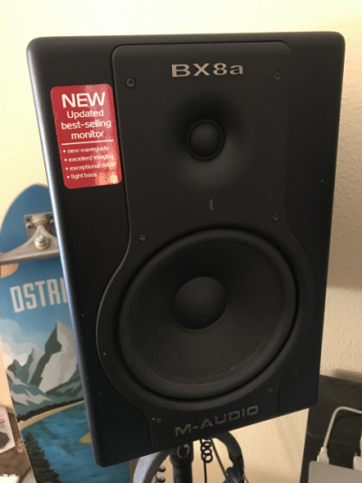 M Audio bx8a Deluxe 130 watt pareja de monitores